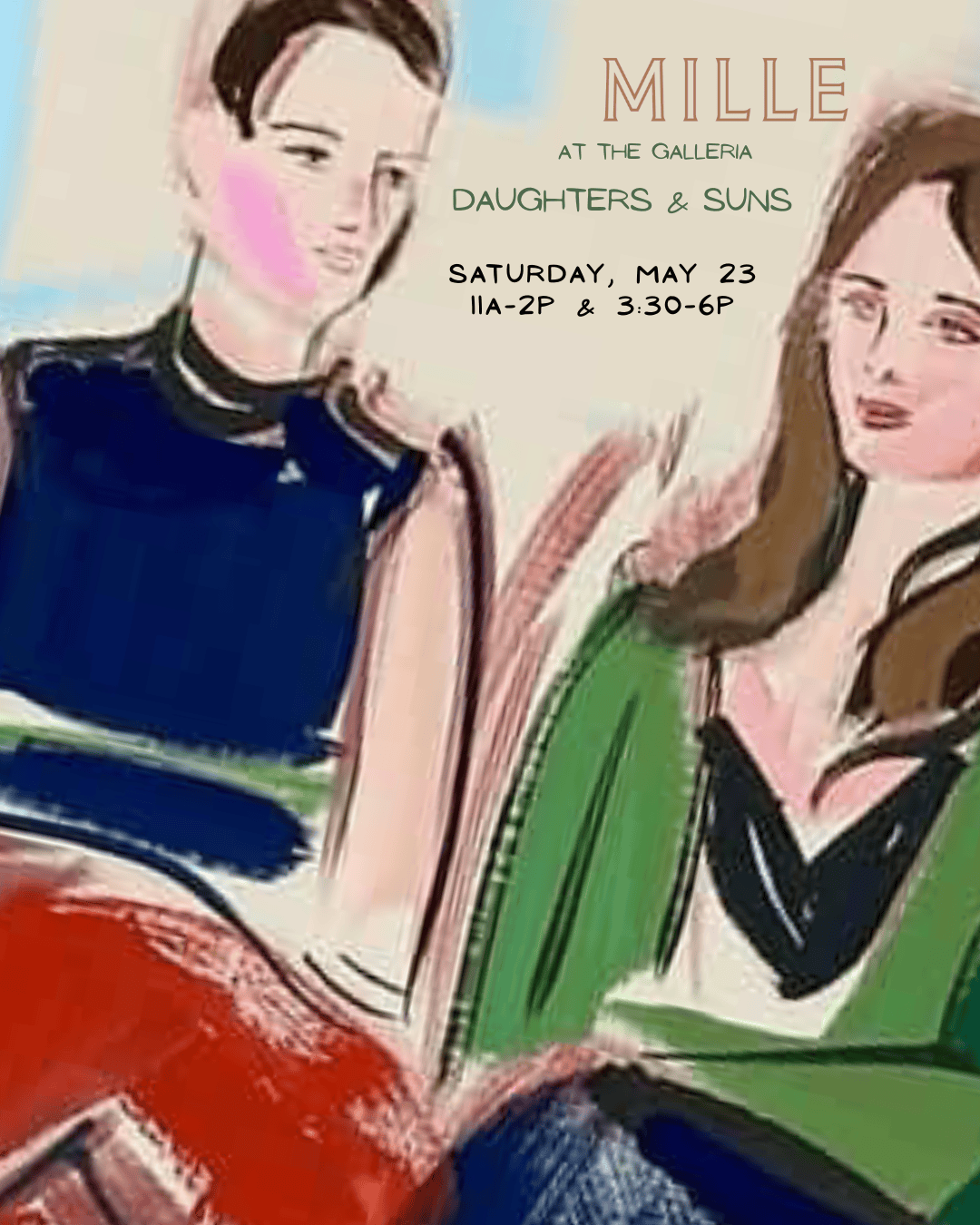DAUGHTERS AND SUNS PORTRAIT SESSIONS - MAY 23rd