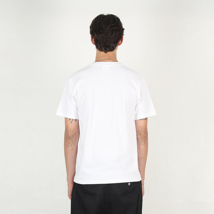 Multi Pixel Camo College T-Shirt - White/Black