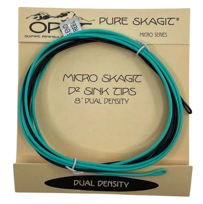 OPST Micro Skagit DD 8ft Tips (Dual Density T8-T6) spey line - detail view