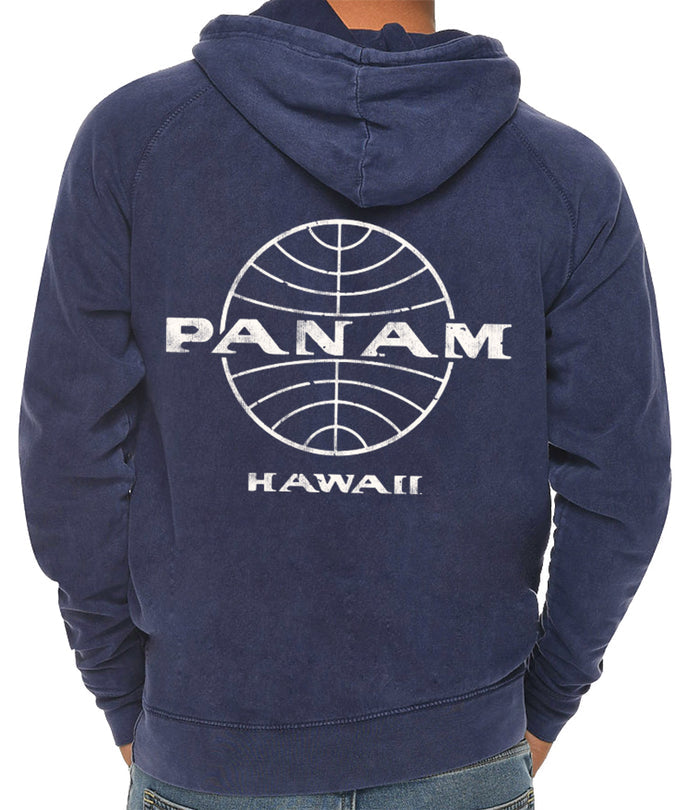 Pan Am Globe Raglan Vintage Pullover Hoodie