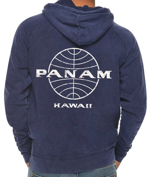 Pan Am Globe Raglan Vintage Pullover Hoodie