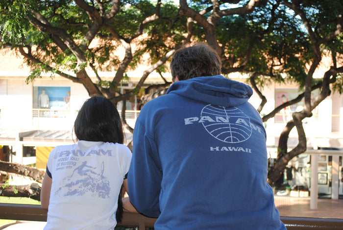 Pan Am Globe Raglan Vintage Pullover Hoodie