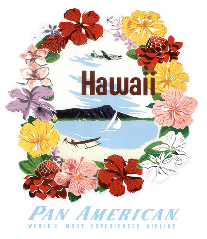 Pan Am Lei Long Sleeve Women's Shirt