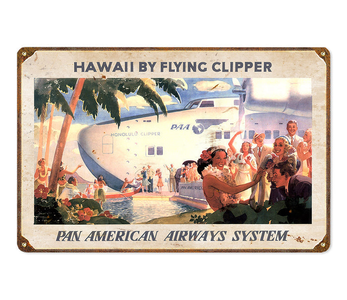 Pan Am Metal Sign