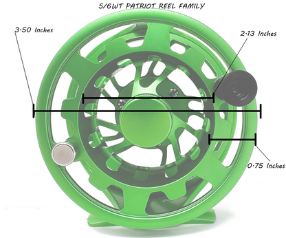 Patriot Reel - Flat Green