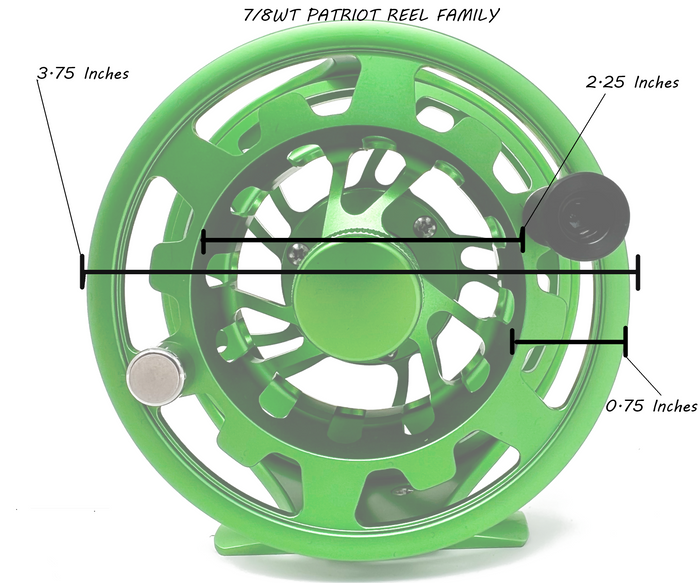 Patriot Reel - Flat Green
