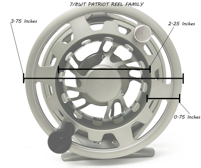 Patriot Reel - Flat Gunmetal