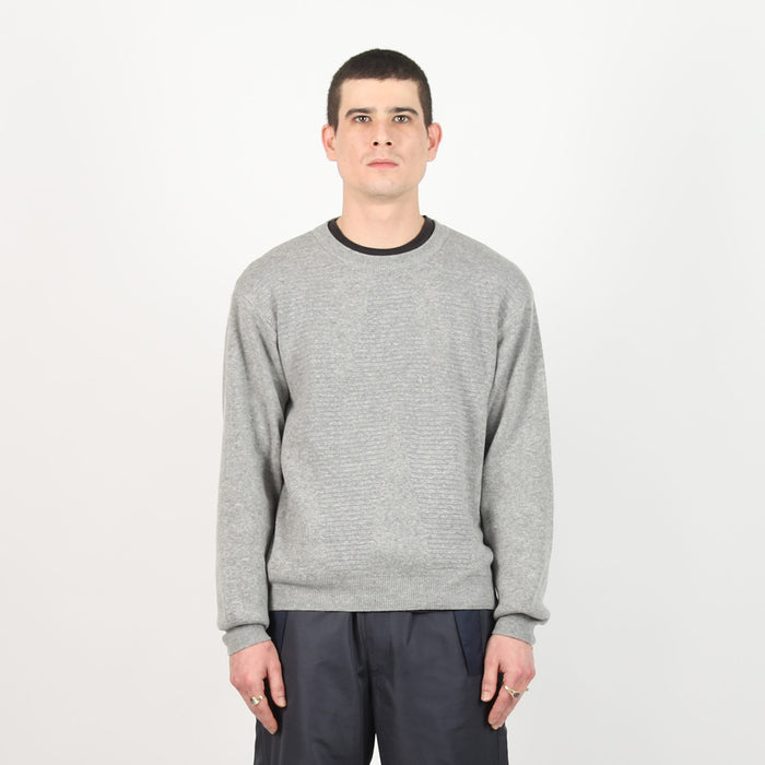Reflective W Sweater - Heather Grey