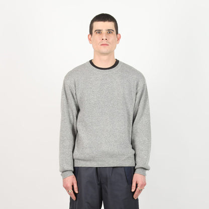 Reflective W Sweater - Heather Grey