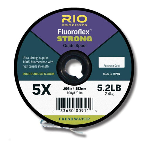 Rio Fluoroflex Strong Guide Spool Tippet 100 Yds