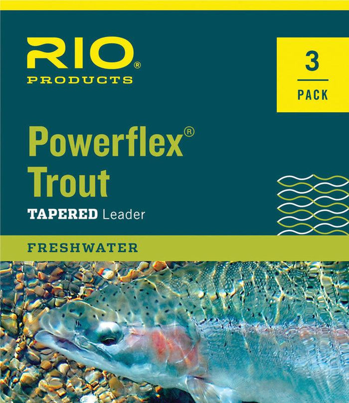 Rio Powerflex Trout Leader 7.5ft - 3 Pack