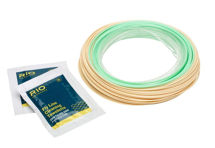 RIO Premier Tarpon Clear Tip Floater saltwater fly line - detail view