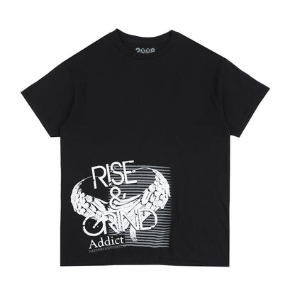 Rise & Grind Addict T-Shirt - Black