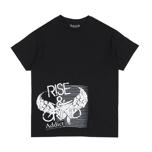 Rise & Grind Addict T-Shirt - Black