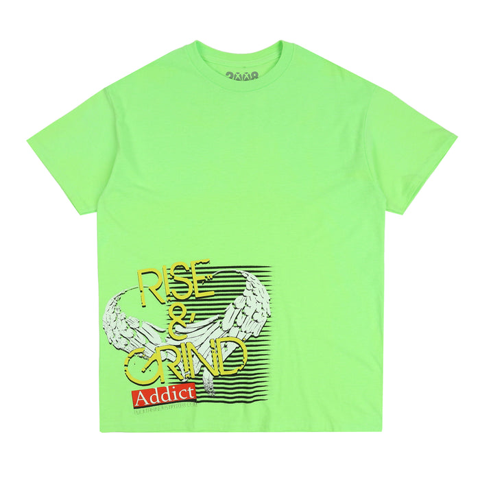 Rise & Grind Addict T-Shirt - Green