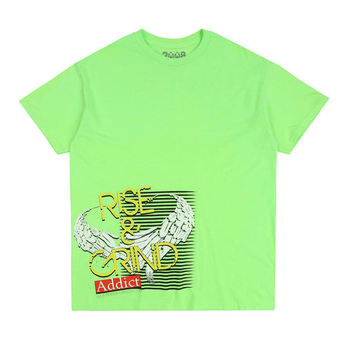 Rise & Grind Addict T-Shirt - Green