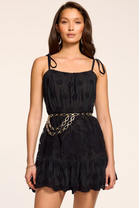 Honor Embroidered Mini Dress