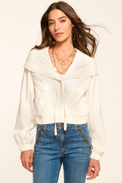 Juliana Cropped Hoodie Jacket