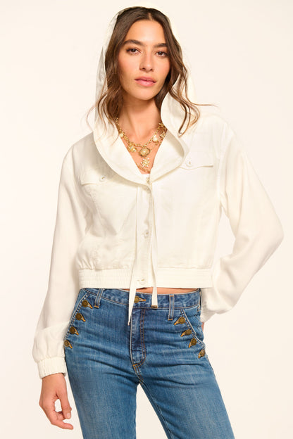 Juliana Cropped Hoodie Jacket