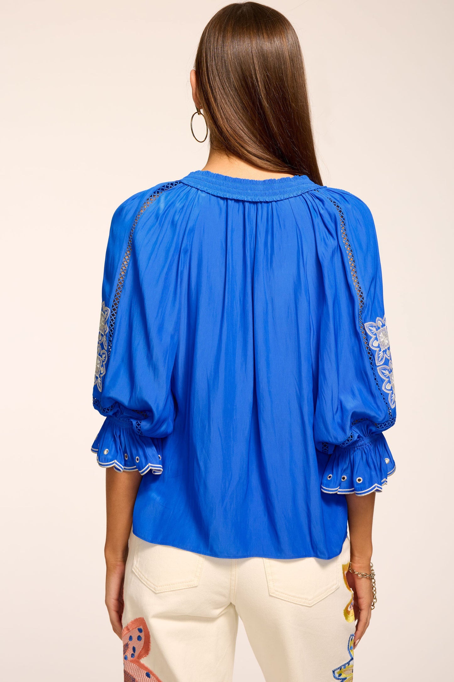 Haven Embellished V-Neck Top