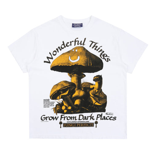 Saprotrophic Mushrooms T-Shirt - White