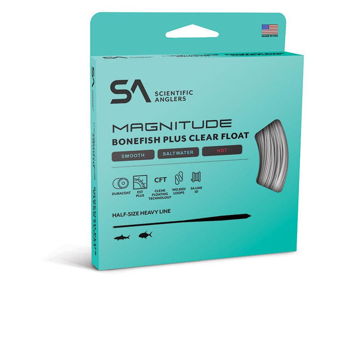 Scientific Anglers Magnitude Smooth Bonefish Plus Clear Float saltwater fly line