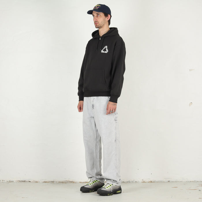 Single Knee Pant - Black chalk wash