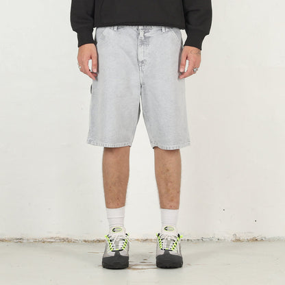 Single Knee Short - Black chalk wash
