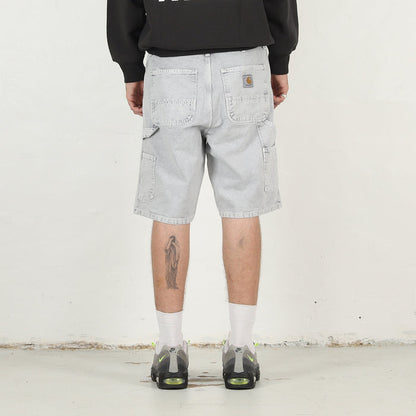 Single Knee Short - Black chalk wash