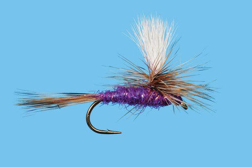 Solitude Parachute Adams - Sparkle Purple (Pd020pr) 6-Pack