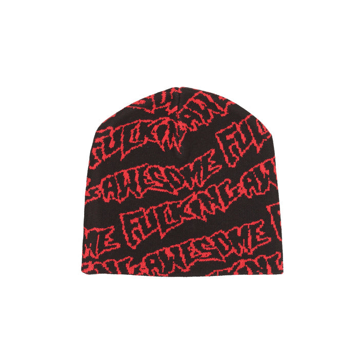 Stamp Repeat Skully - Black Red