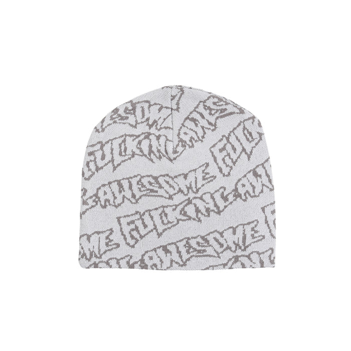 Stamp Repeat Skully - Grey Cream