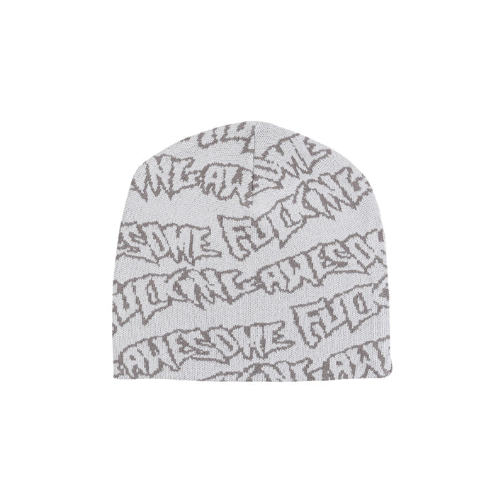 Stamp Repeat Skully - Grey Cream