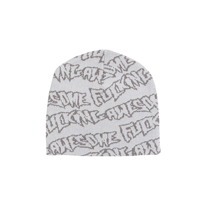 Stamp Repeat Skully - Grey Cream