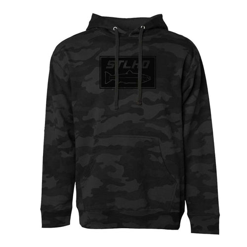 Stlhd Men's Black Water Camo Standard Hoodie