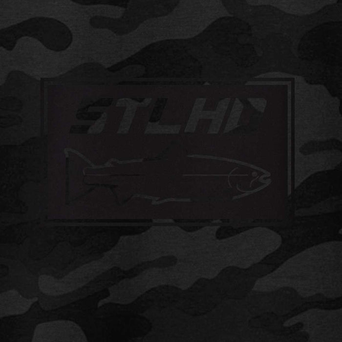 Stlhd Men's Black Water Camo Standard Hoodie