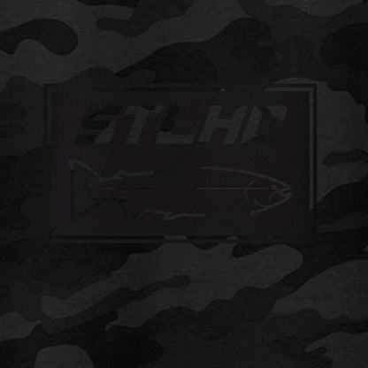 Stlhd Men's Black Water Camo Standard Hoodie