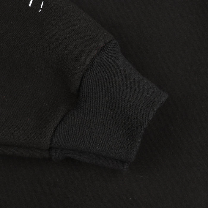 SUPPLY Big Web Hooded Sweatshirt - Black