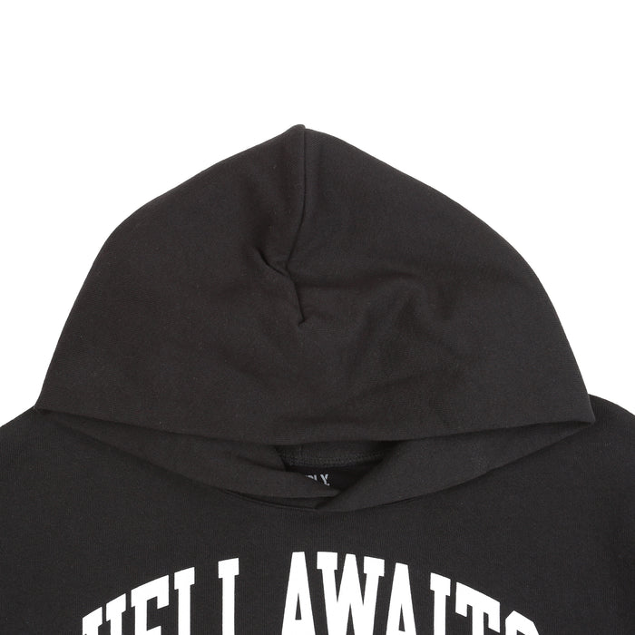 SUPPLY College Hooded Sweatshirt - Black