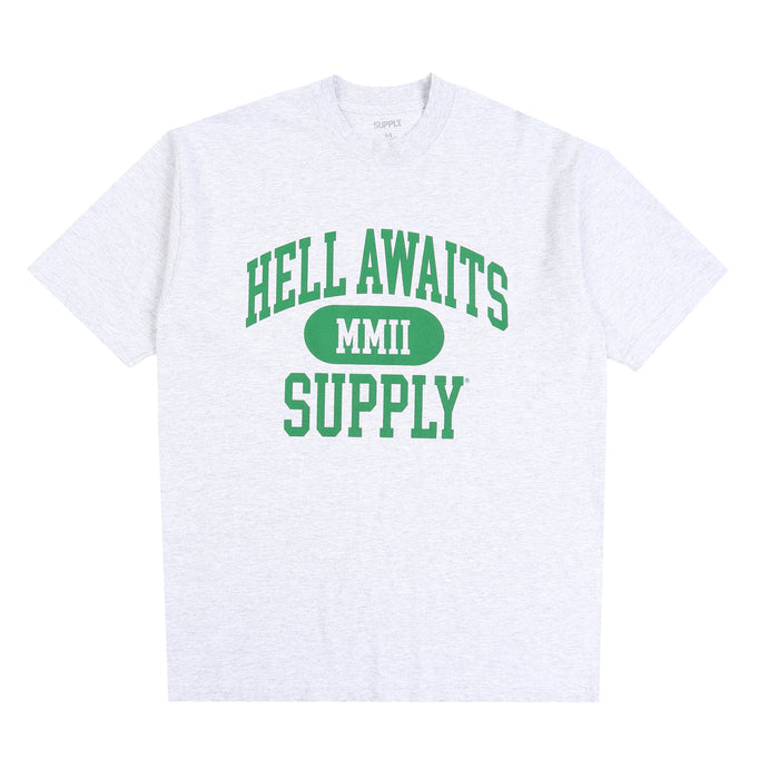 SUPPLY College SS T-Shirt - Ash Heather
