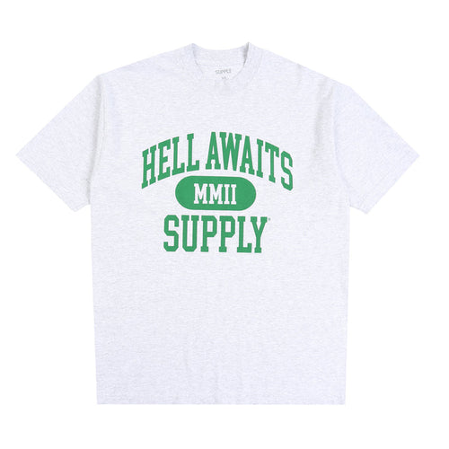 SUPPLY College SS T-Shirt - Ash Heather