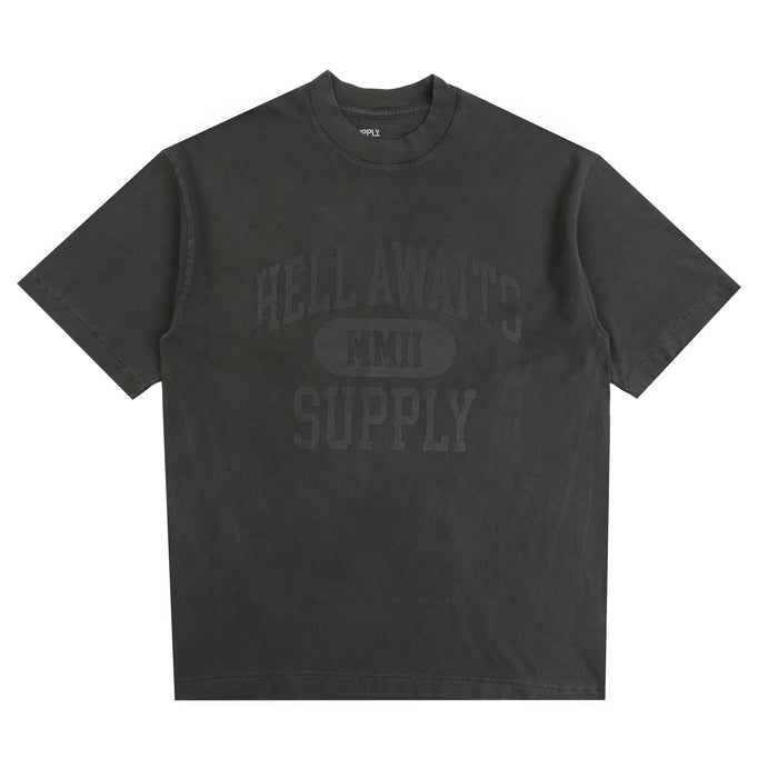 SUPPLY College SS T-Shirt - Vintage Black