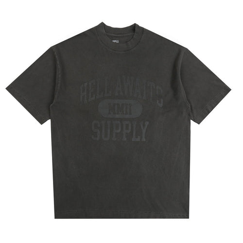 SUPPLY College SS T-Shirt - Vintage Black