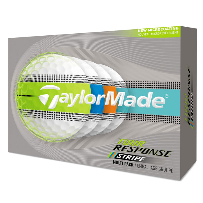 TaylorMade TM26 Tour Response Stripe Golf Balls - Dozen