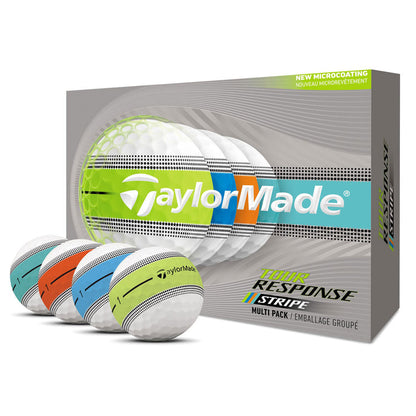 TaylorMade TM26 Tour Response Stripe Golf Balls - Dozen