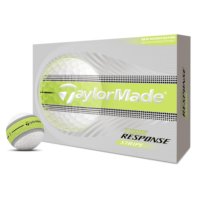 TaylorMade TM26 Tour Response Stripe Golf Balls - Dozen