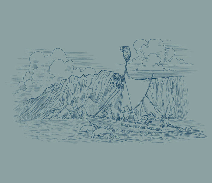 Teddy & Friends Napali Coast T-Shirt