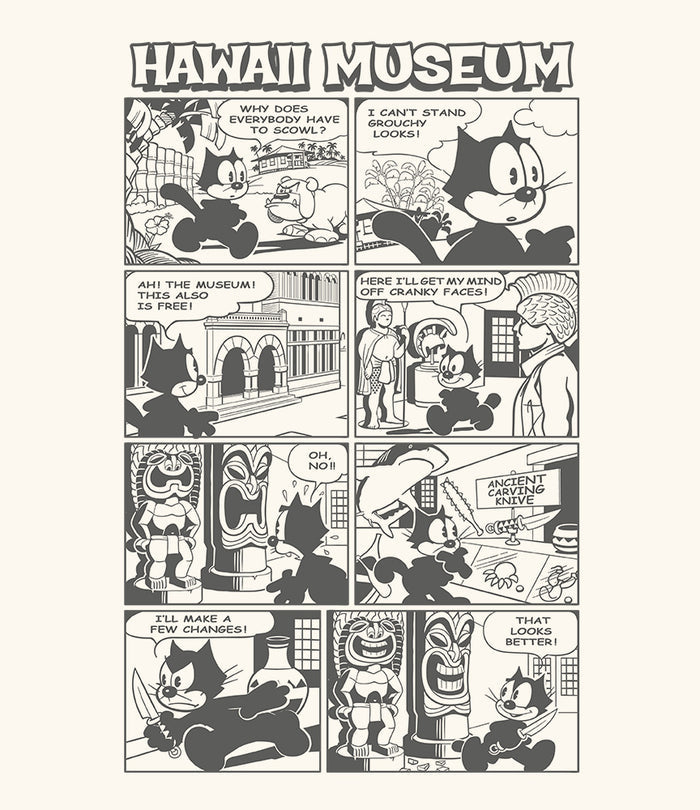 The Cat At Museum Hawaii T-Shirt