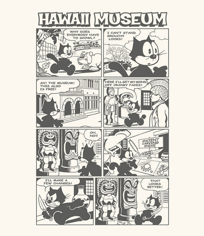 The Cat At Museum Hawaii T-Shirt
