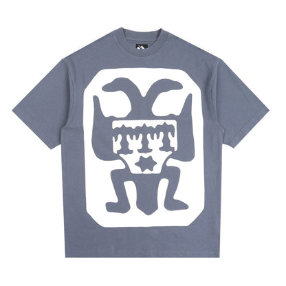 Two Headed Bird T-Shirt - Charcoal